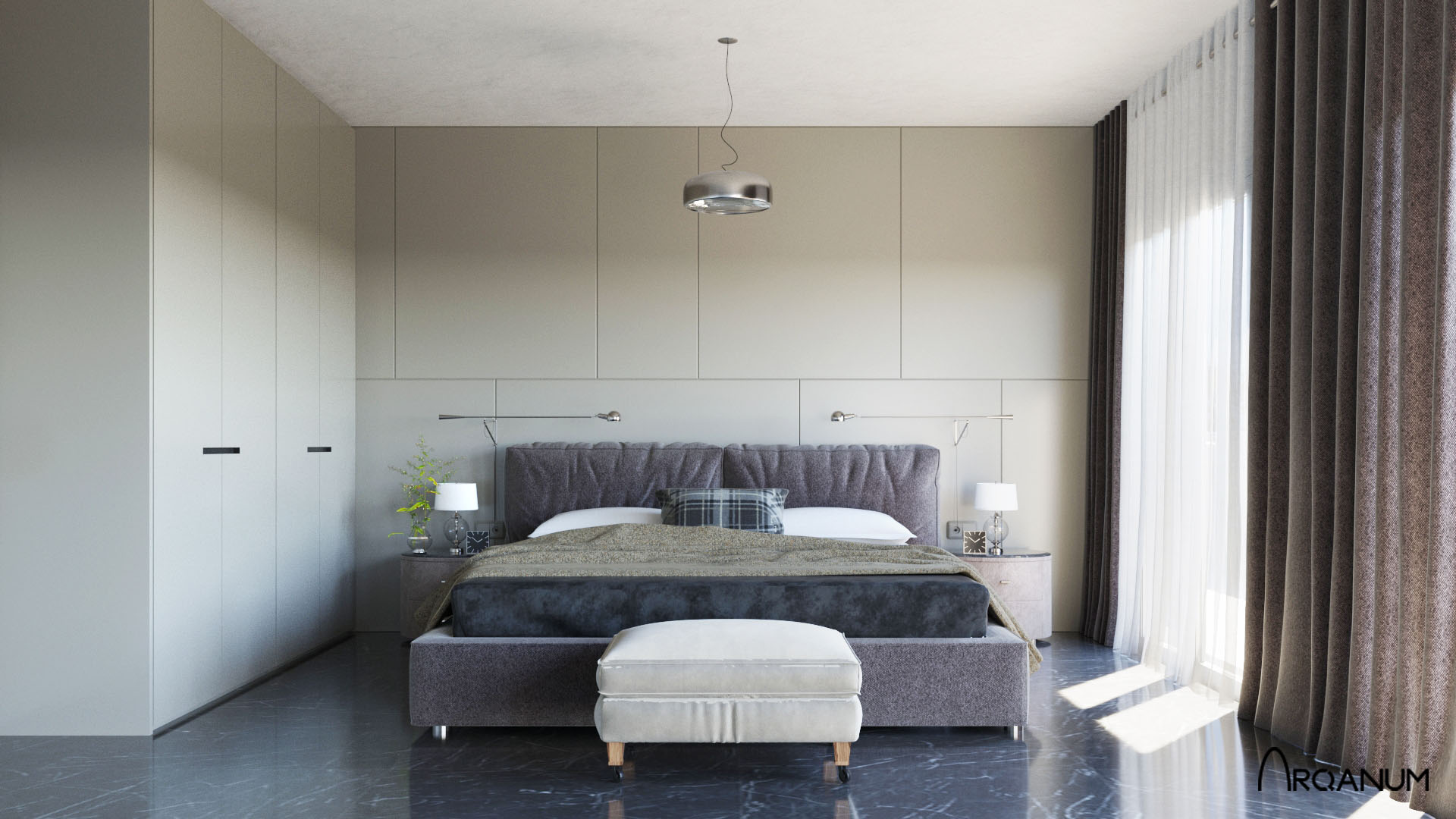 Residential building in Valladolid, bedroom